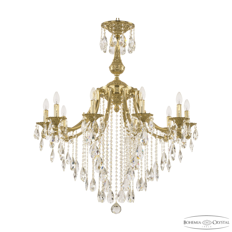 Подвесная люстра Bohemia Ivele Crystal Verona 72111/10/300 B G в Санкт-Петербурге