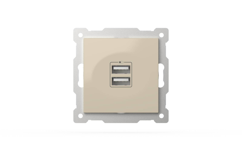 Розетка USB 5V 2,1A 2-я ELBI Zena Vega 609-010300-143 в Санкт-Петербурге