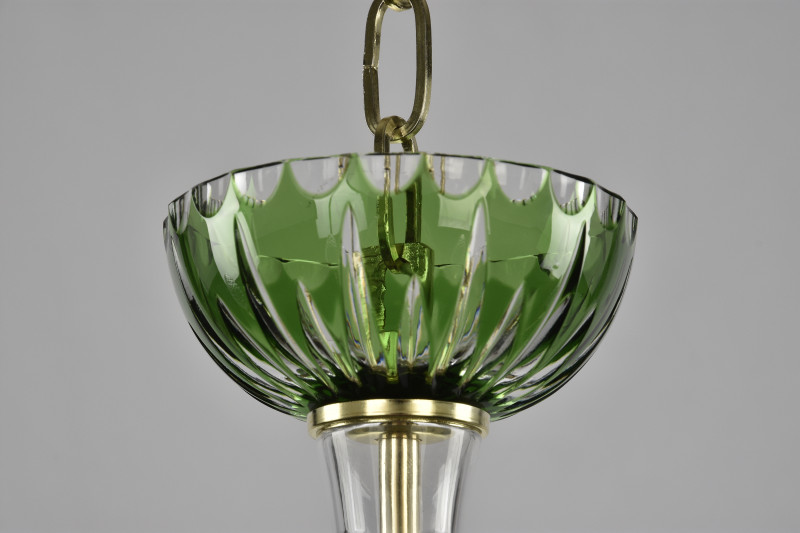 Подвесная люстра Bohemia Ivele Crystal 1309/8/240 G Cl/Clear-Green/H-1J в Санкт-Петербурге