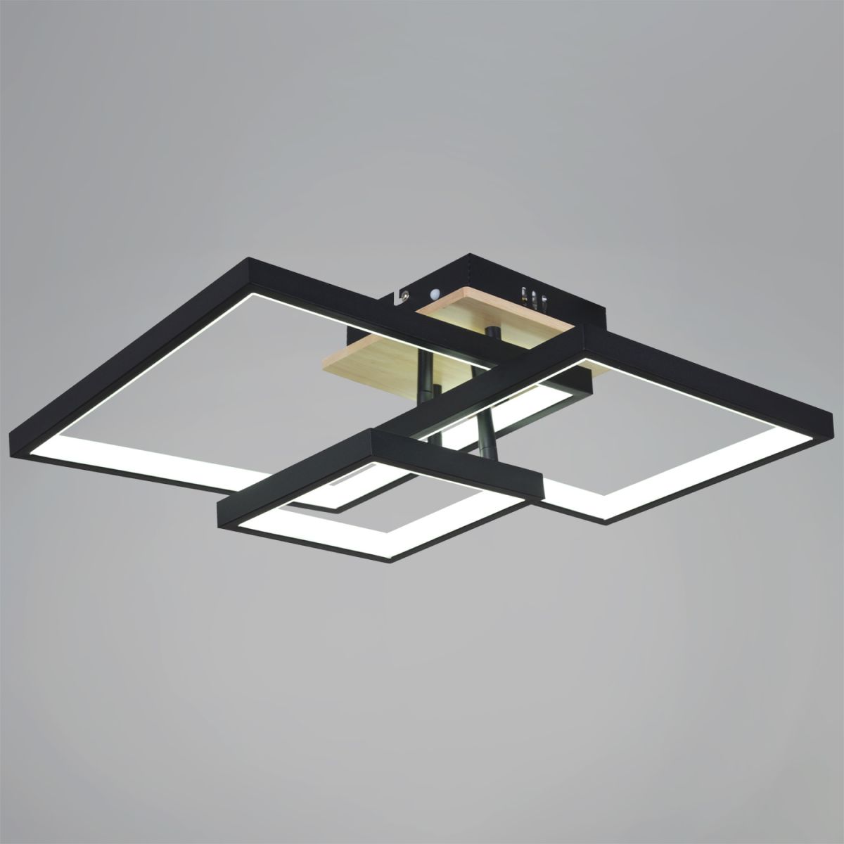 Потолочный светильник Reluce 98560-0.3-03 BK+WOOD в Санкт-Петербурге