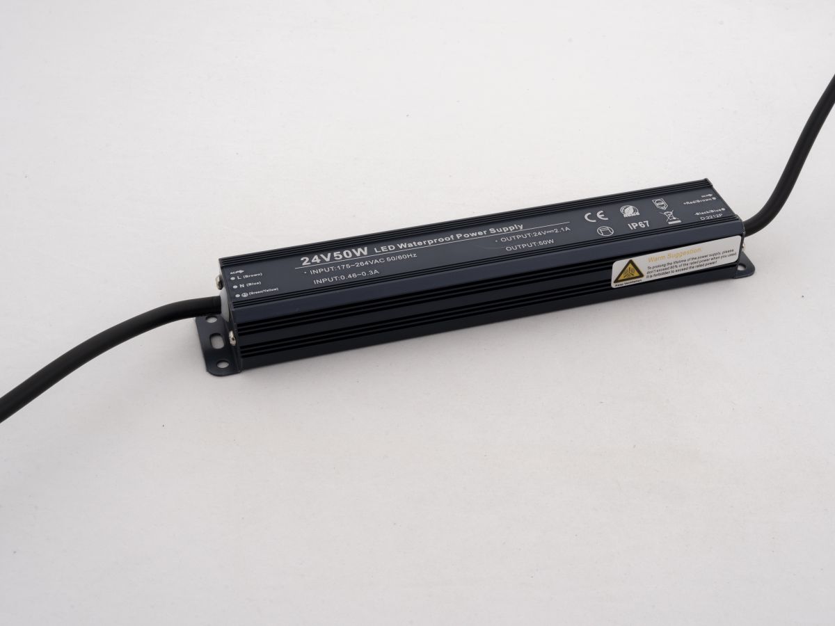 Блок питания LEDS POWER 50Вт 24В IP67 алюминий 005645 в Санкт-Петербурге