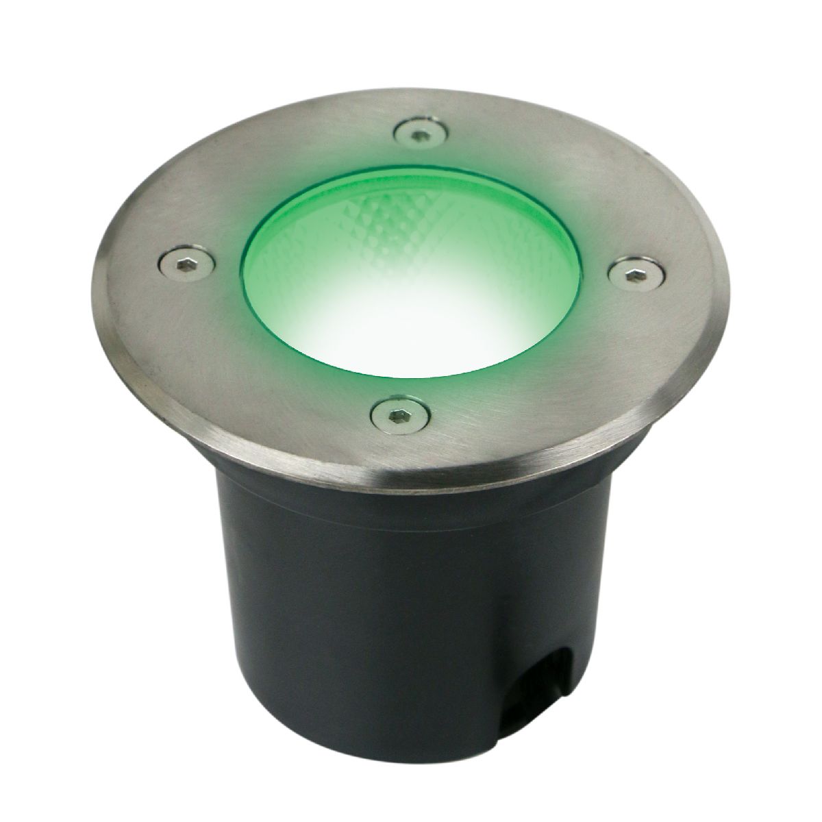 Грунтовый светильник Uniel ULU-B14A-6W/GREEN IP67 GREY UL-00012392 в #REGION_NAME_DECLINE_PP#