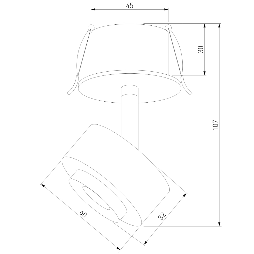 Встраиваемый спот Elektrostandard Only 4690389198564 a064253 в Санкт-Петербурге