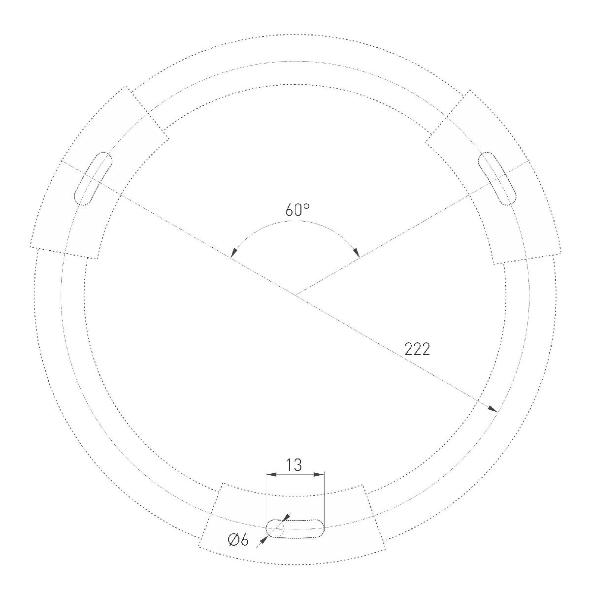 Потолочный светильник Arlight IM-RONDO-EMERGENCY-3H-R500-54W Day4000 (WH, 120 deg, 230V) 041070 в Санкт-Петербурге