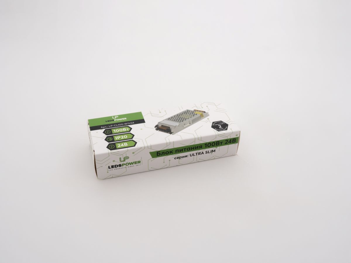 Блок питания LEDS POWER 100Вт 24В ULTRA SLIM 002712 в Санкт-Петербурге