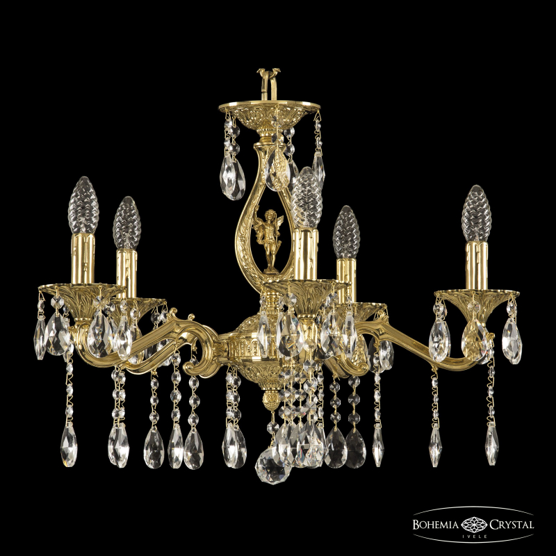 Подвесная люстра Bohemia Ivele Crystal Verona 72402/5/175 A G FA5S в Санкт-Петербурге