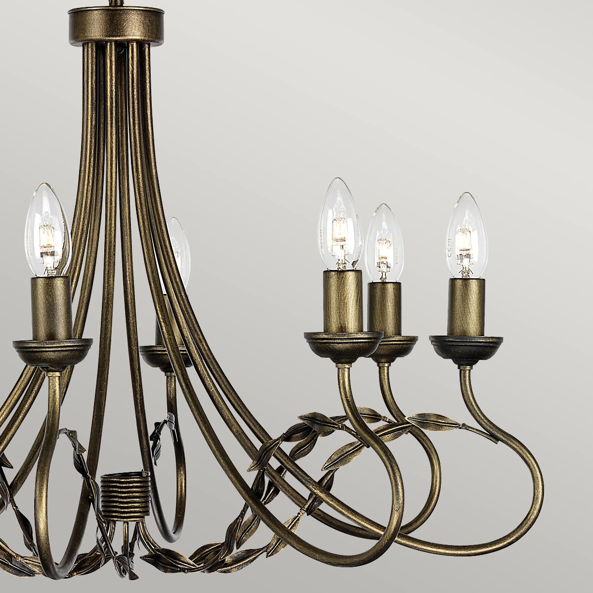 Подвесная люстра Elstead Lighting OV8-BLK-GOLD в Санкт-Петербурге