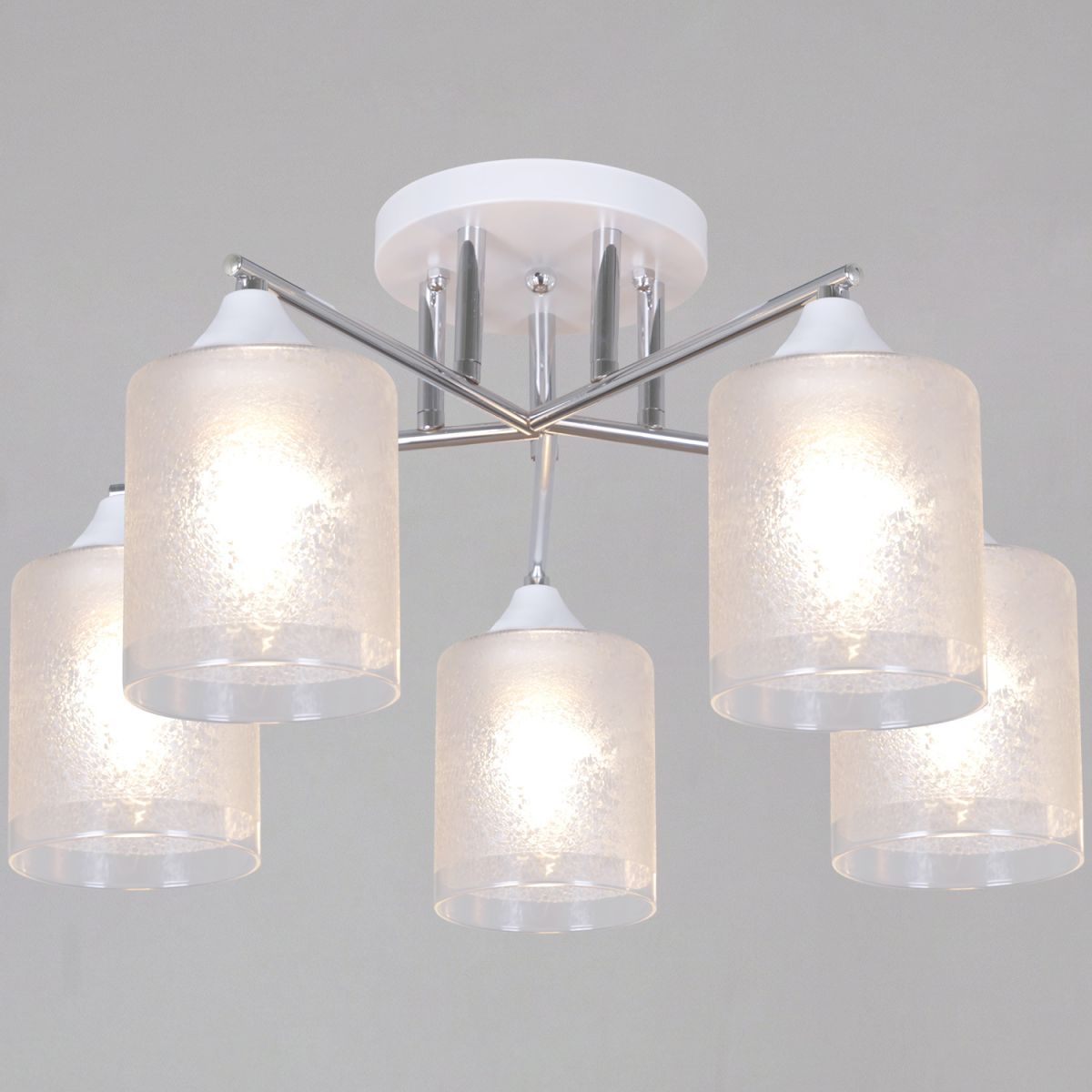 Потолочная люстра Reluce 69160-0.3-05 WH+BK в Санкт-Петербурге