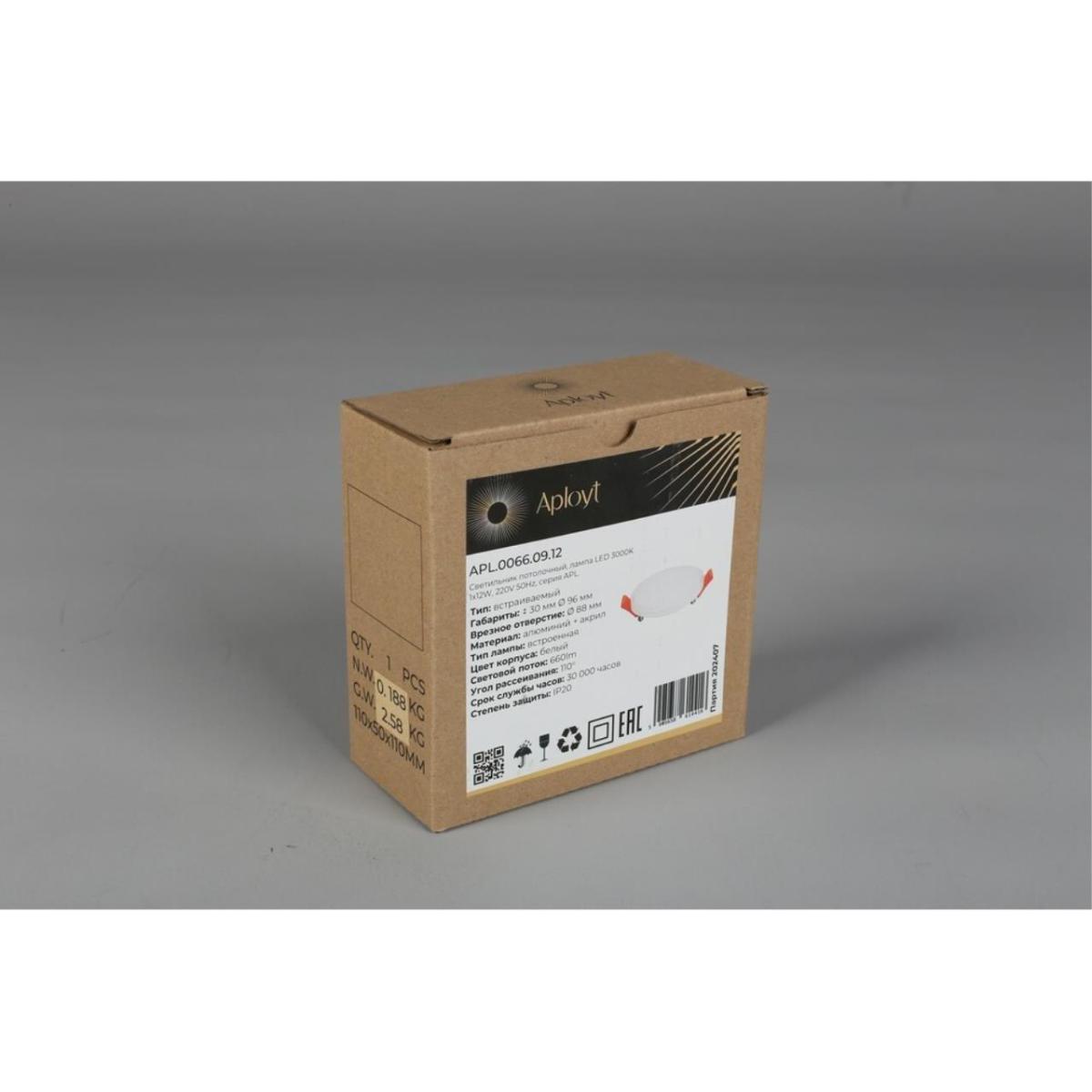 Встраиваемый светильник Aployt Urszula APL.0066.09.12 в Санкт-Петербурге