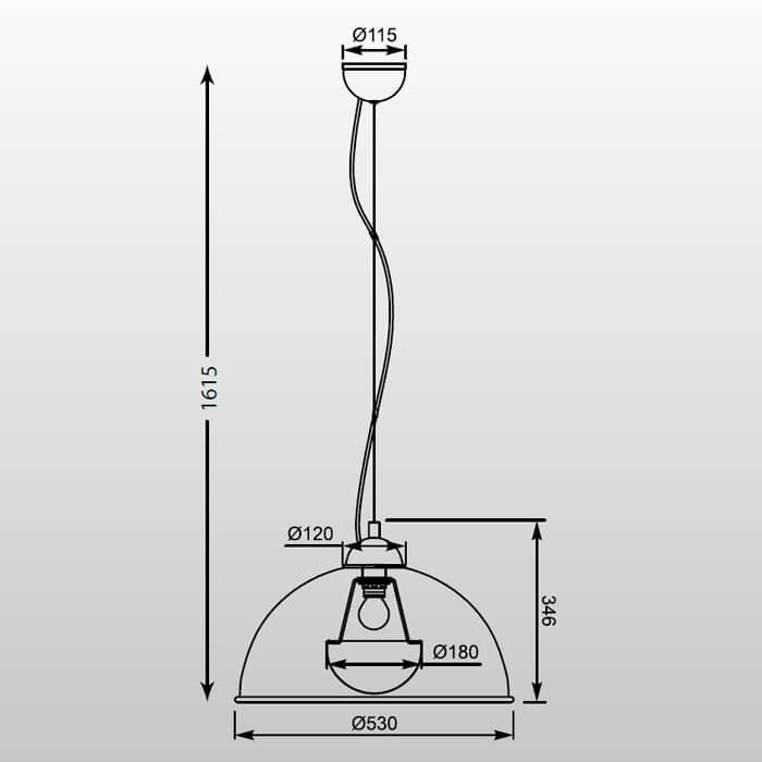 Подвесной светильник Zumaline Antenne TS-071003P-BKSI в Санкт-Петербурге