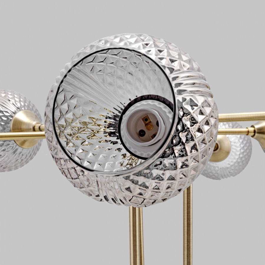 Потолочная люстра IMEX MD.5299-6-S-AB+BK в #REGION_NAME_DECLINE_PP#