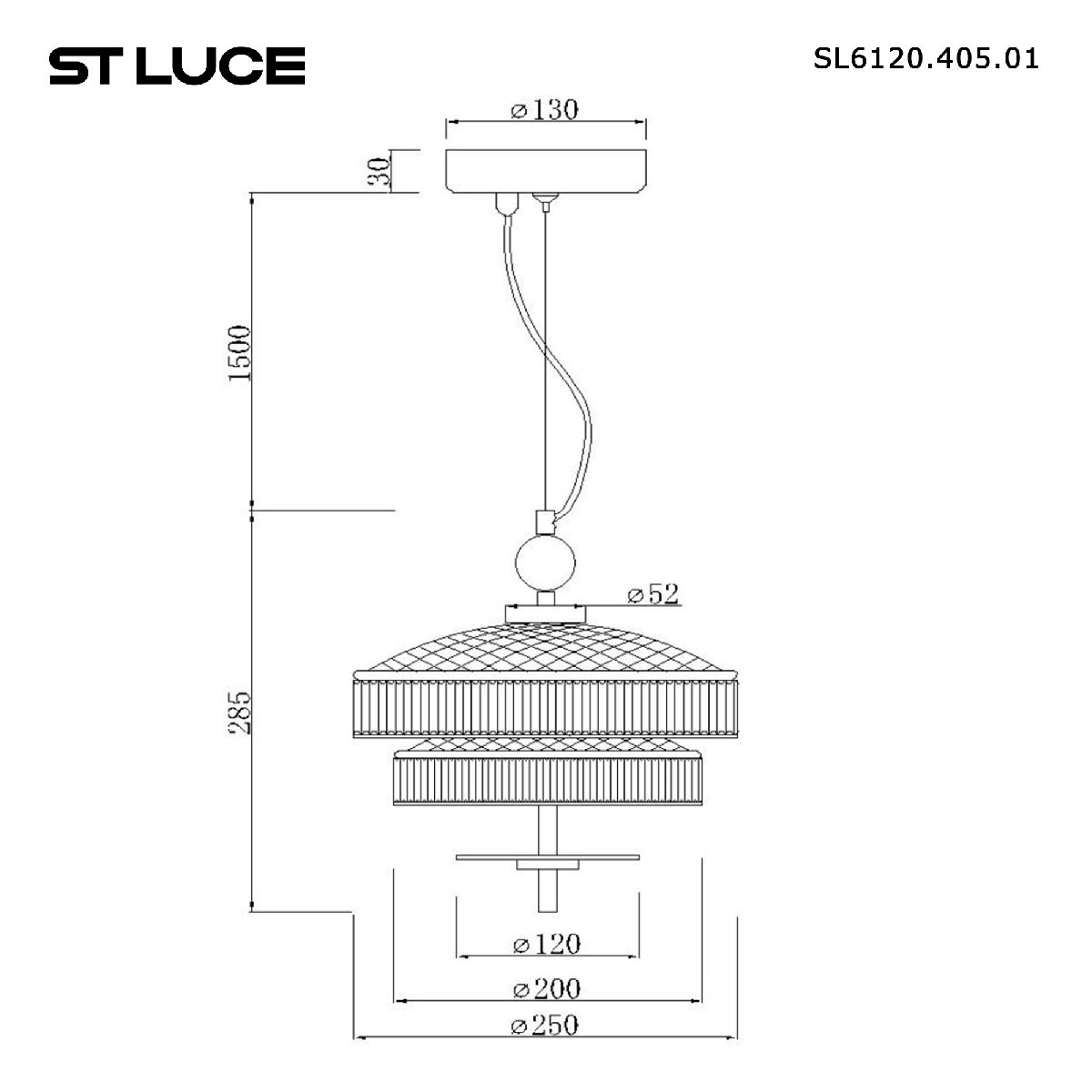 Подвесной светильник ST Luce Oriental SL6122.303.01 в Санкт-Петербурге