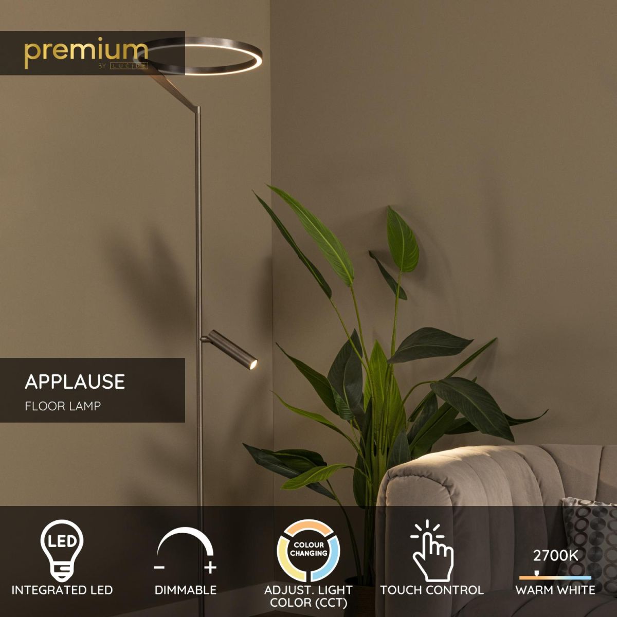 Торшер Lucide Applause 23700/20/15 в Санкт-Петербурге