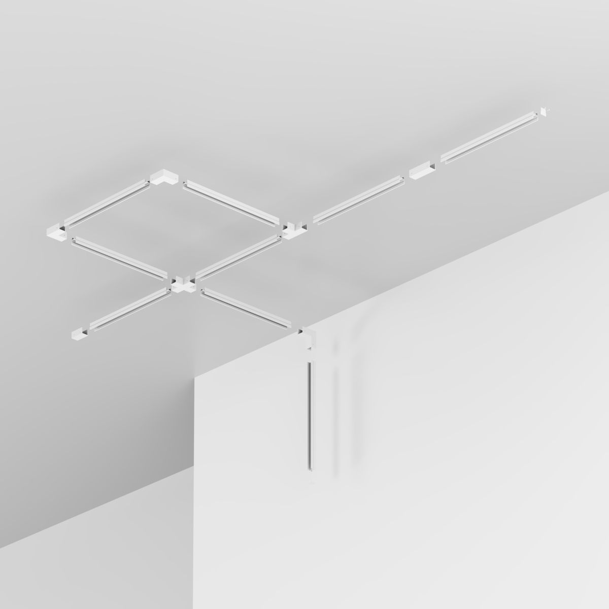 Профиль для уличной трековой системы Maytoni Elasity IP O-TR001-P-W2M в Санкт-Петербурге