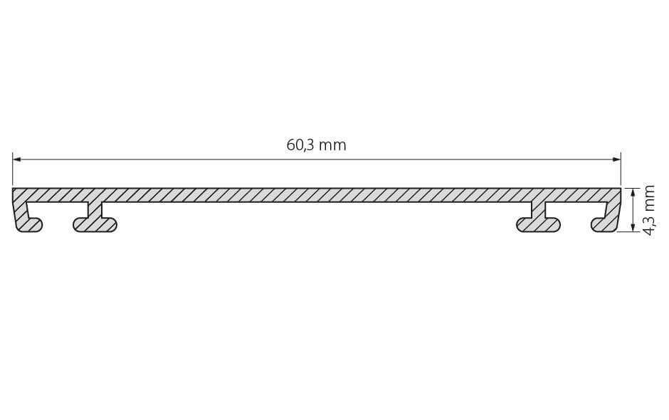 Профиль Arlight PHS-3X-BASE-H4.3-2000 ANOD 019869 в Санкт-Петербурге