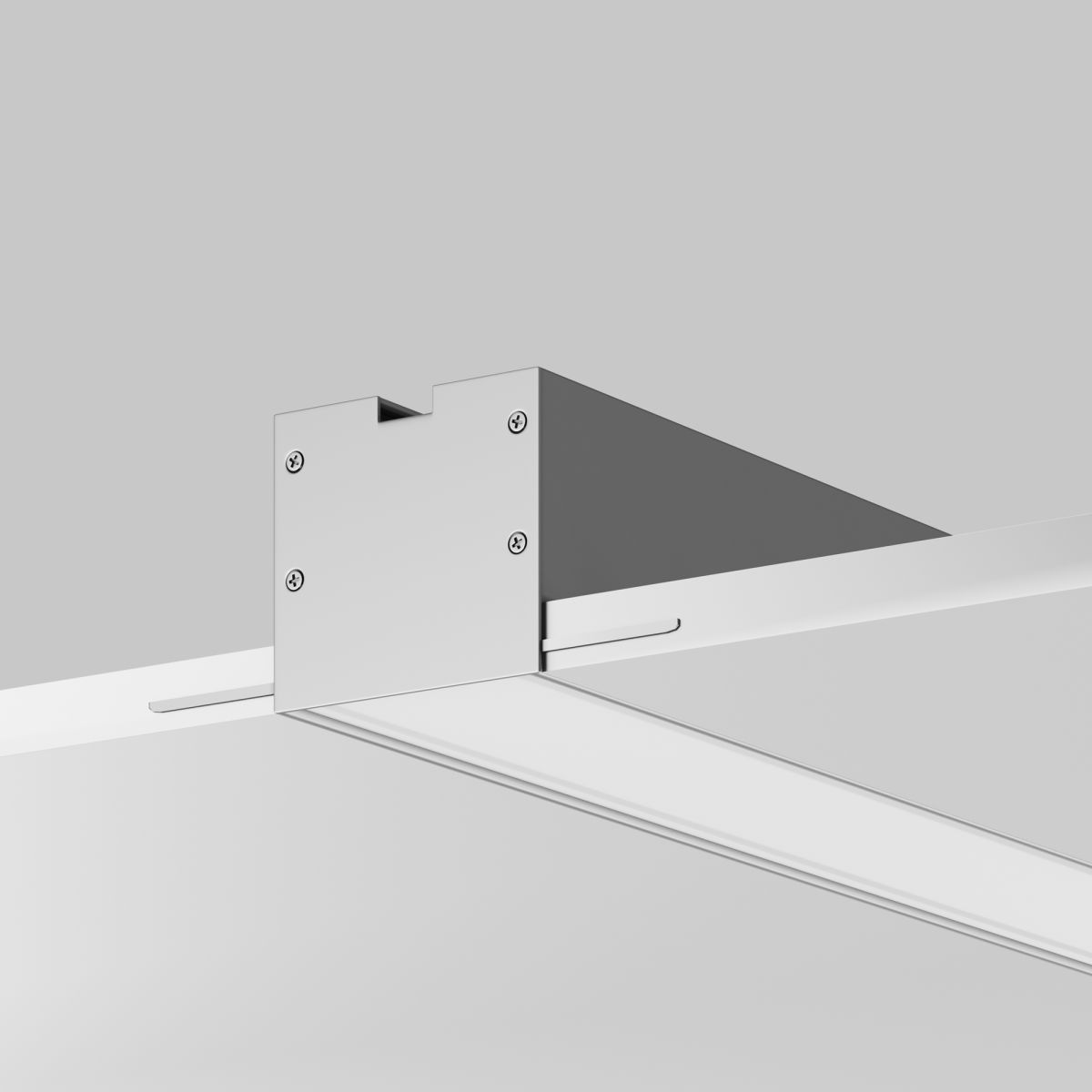 Комплект заглушек для профиля 72×36 2шт Maytoni Led Strip ALM-7236T-S-EC 642083 в Санкт-Петербурге
