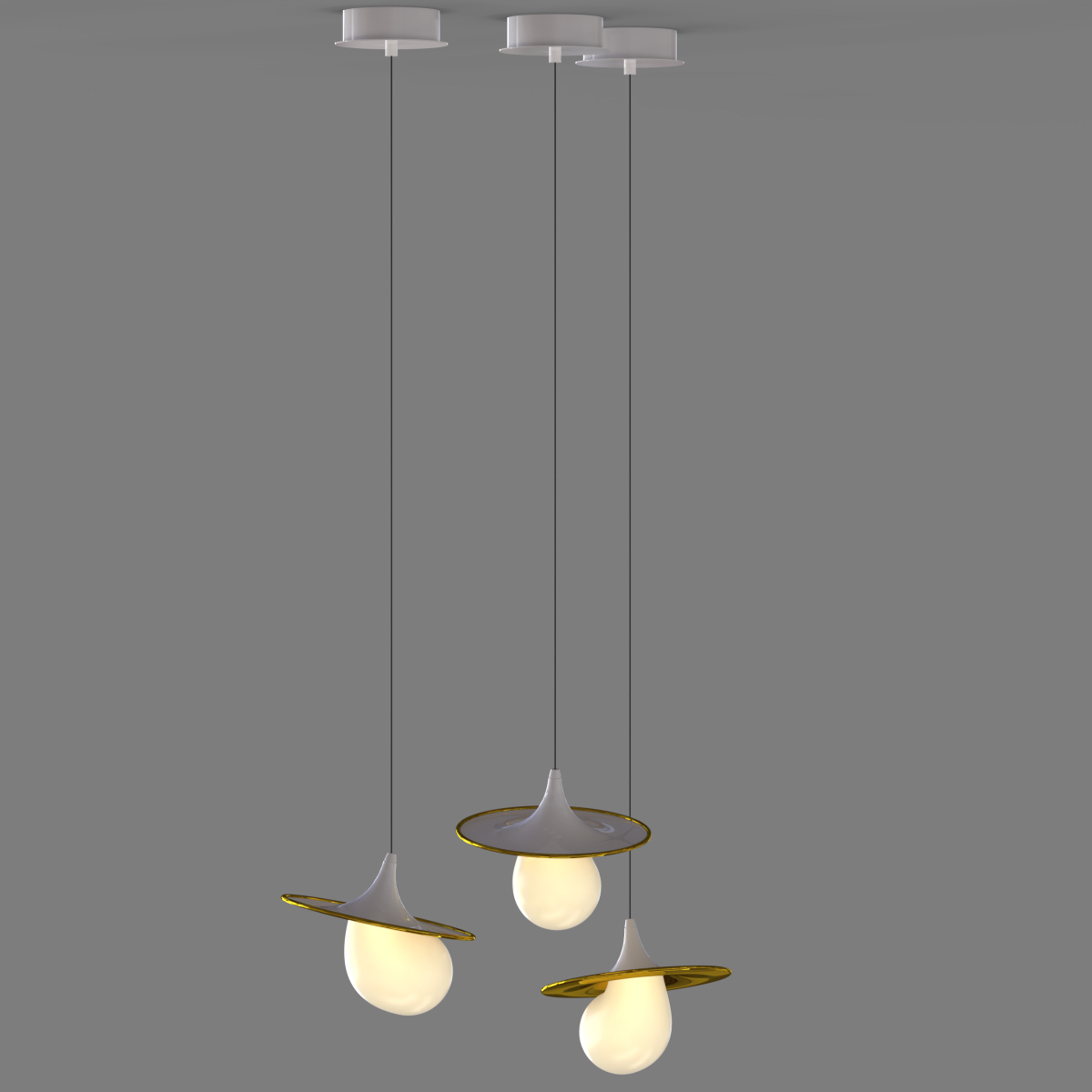 Подвесной светильник Delight Collection 10238P/1 gold/white в Санкт-Петербурге