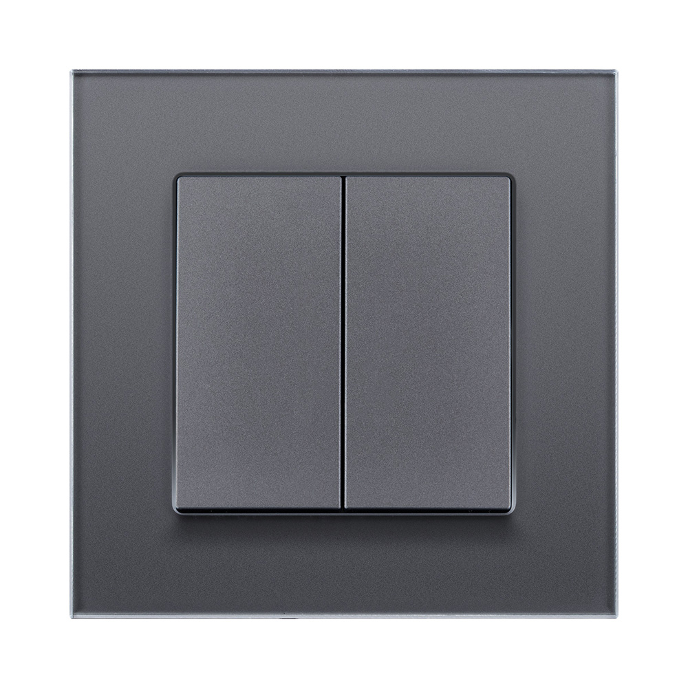 Рамка 1-постовая, стекло серый Kollinger Asthetik AS1GY в #REGION_NAME_DECLINE_PP#