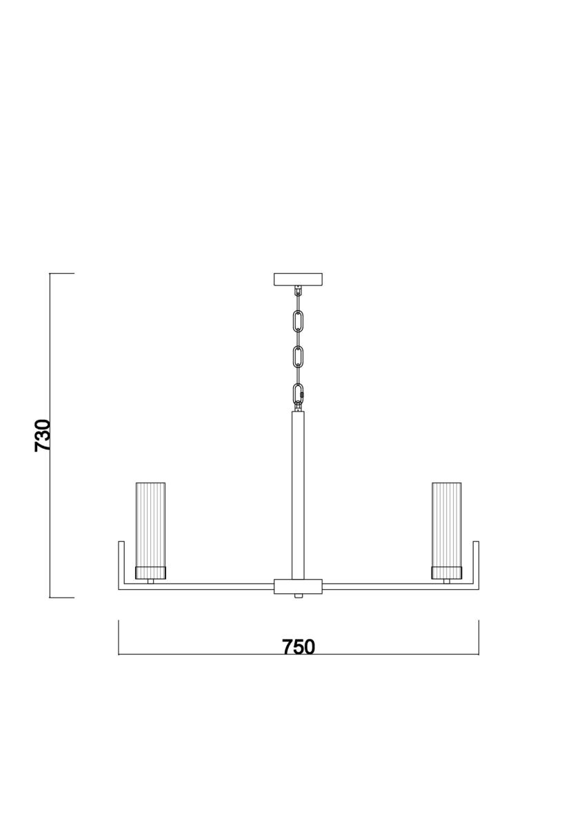 Подвесная люстра Freya Adeline FR5214PL-08CH в Санкт-Петербурге