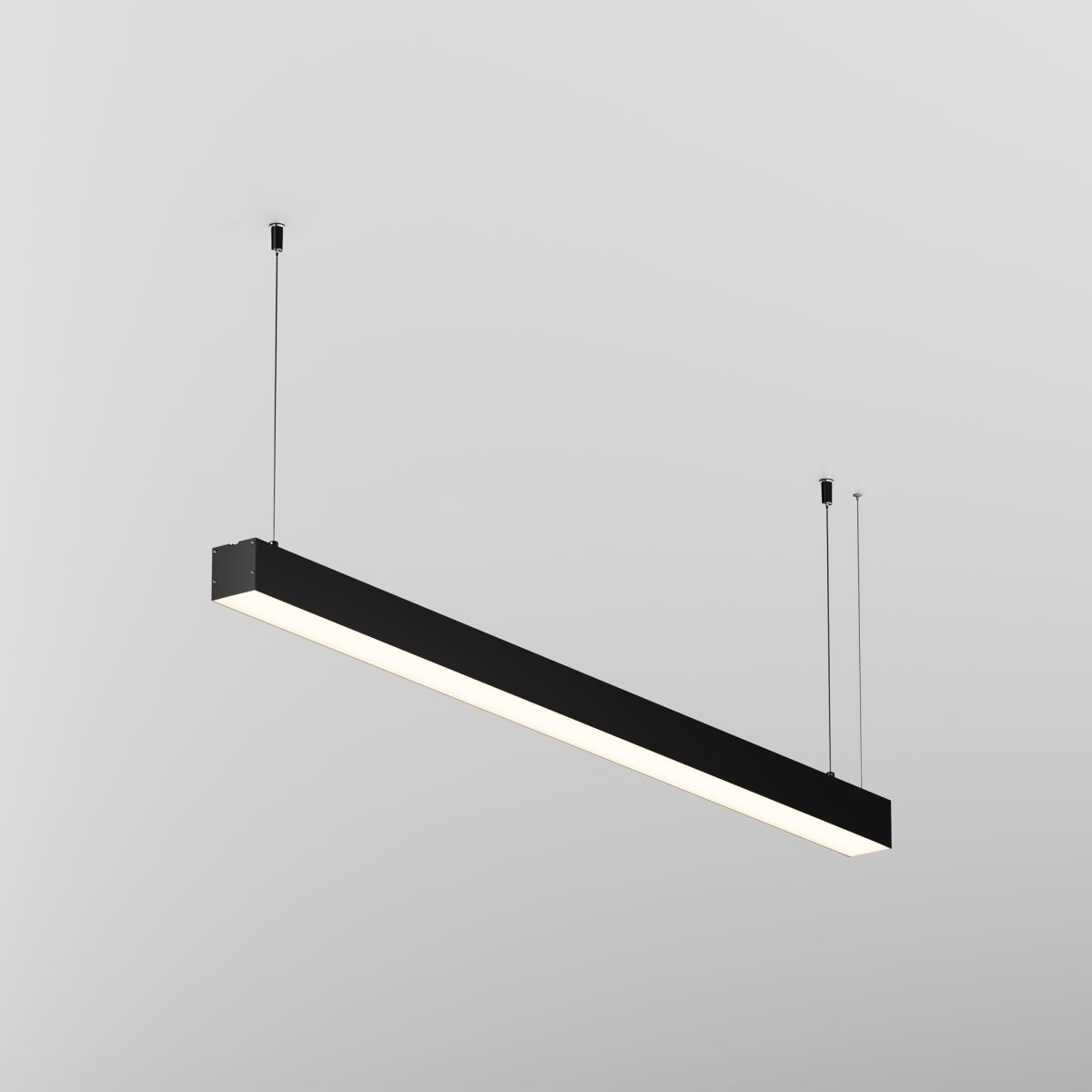 Линейный подвесной светильник Maytoni Technical 3000K 50x50 (Черный, 1 м) LL312027 в Санкт-Петербурге