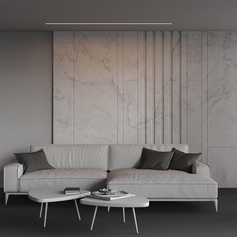 Линейный встраиваемый светильник Maytoni Technical 3000K 50x35 (Черный, 2 м) LL313015 в Санкт-Петербурге