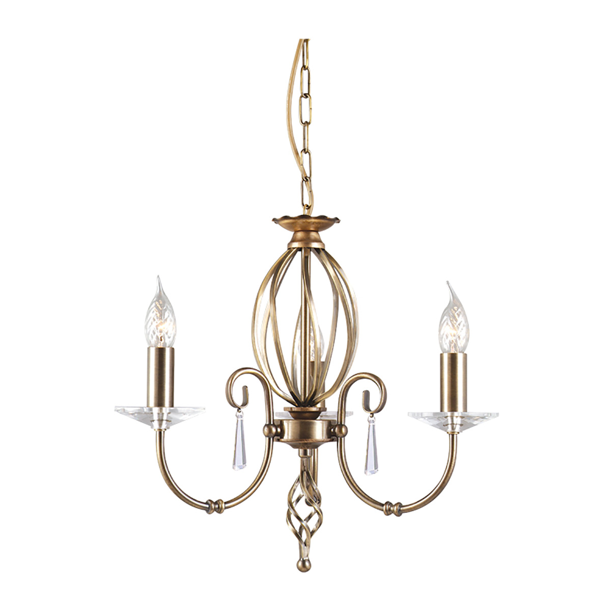 Подвесная люстра Elstead Lighting AG3-AGED-BRASS в Санкт-Петербурге
