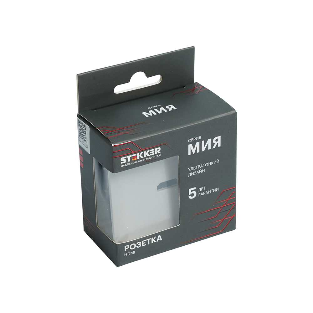 Розетка HDMI 2.0 Type A Stekker Мия RST00-3118-08 пудровый жемчуг 50829 в Санкт-Петербурге