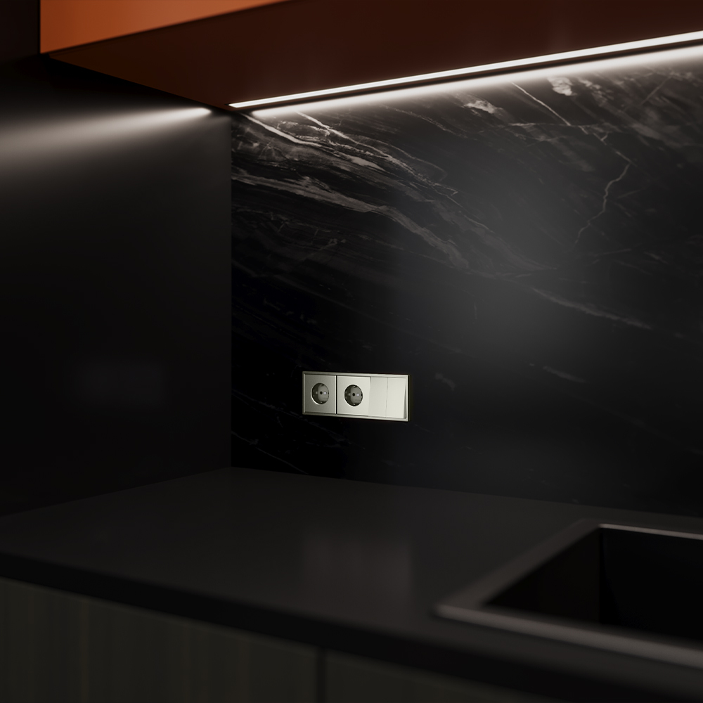 Клавиши для выключателя/переключателя двухклавишного Voltum S70 Metal (никель) VLSM000311 в #REGION_NAME_DECLINE_PP#