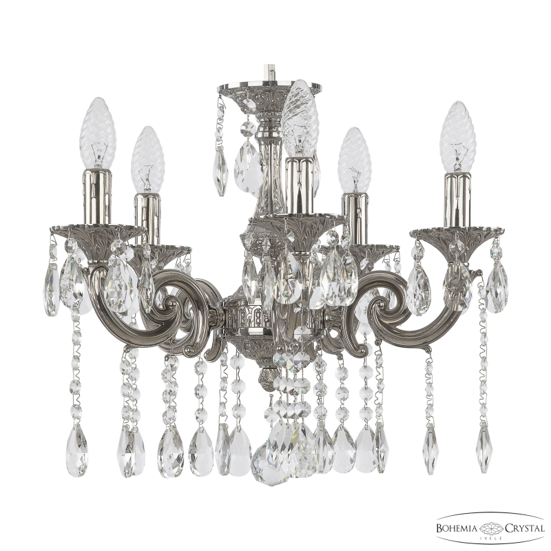 Подвесная люстра Bohemia Ivele Crystal Verona 72117/5/125 A Ni в Санкт-Петербурге