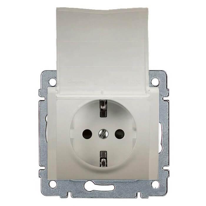 Розетка 2К+3 Legrand Galea Life 16A 250V с/з со шторками крышкой автоматические клеммы перламутр 771564 в Санкт-Петербурге