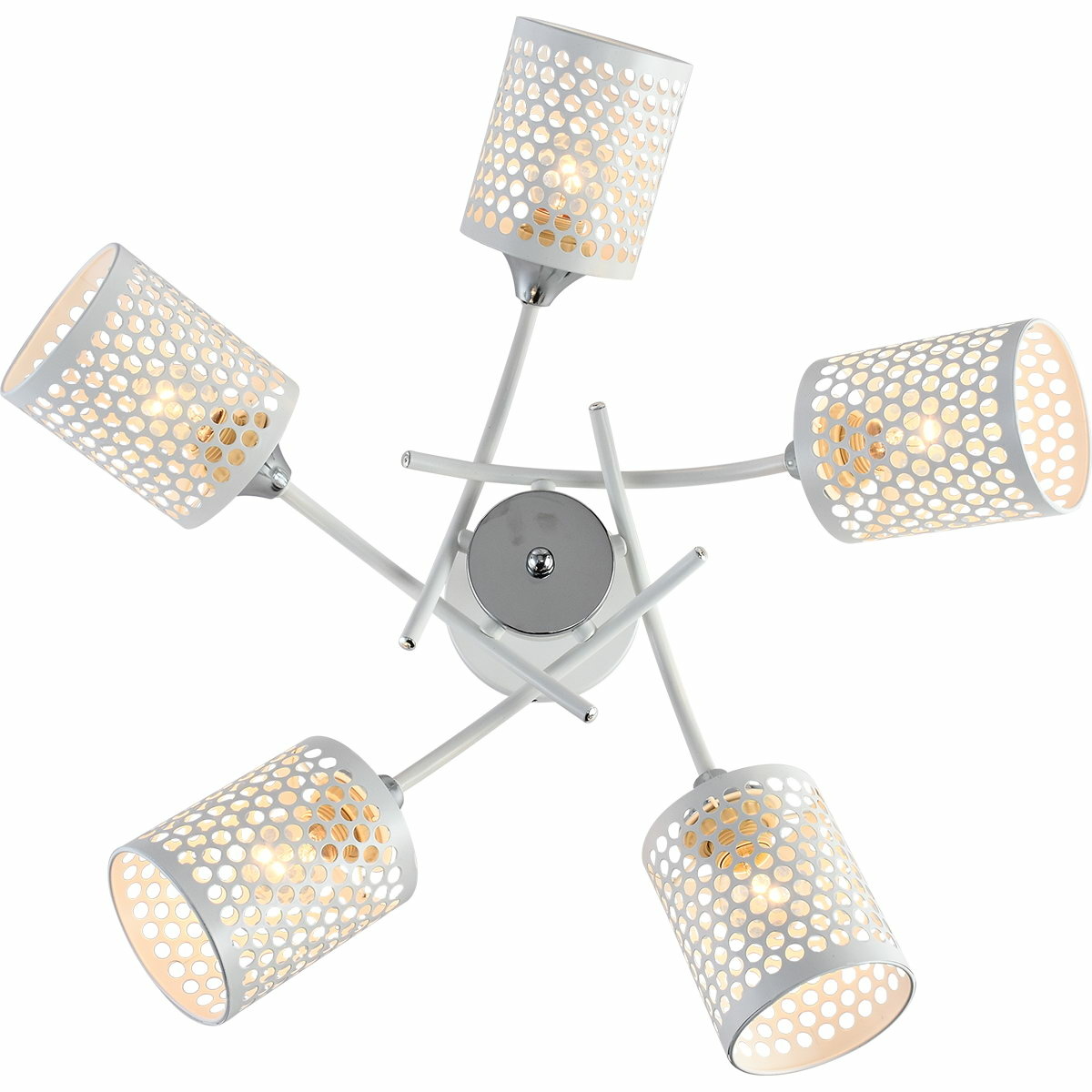 Люстра на штанге Reluce 01332-0.3-05 WH+CR в Санкт-Петербурге