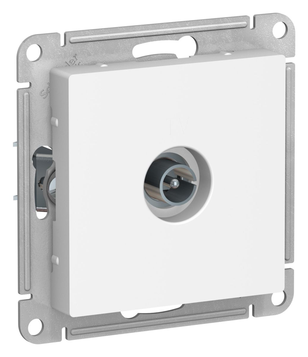 Розетка TV коннектор, механизм Systeme Electric AtlasDesign Лотос ATN001393 в Санкт-Петербурге