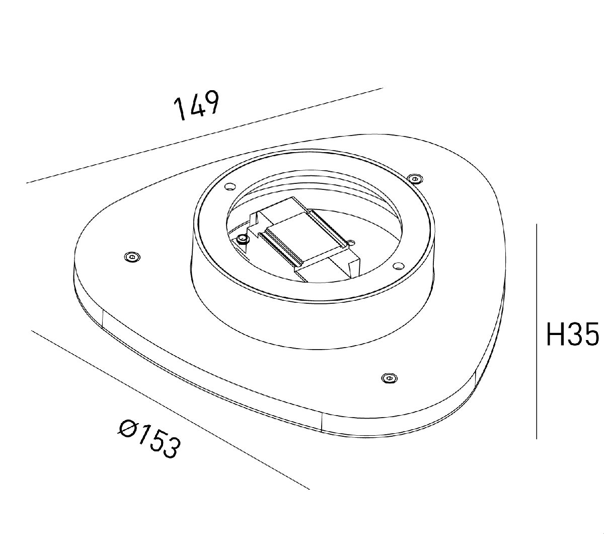 Настенный светильник Designled ML-TR153-WH-WW 016544 в Санкт-Петербурге