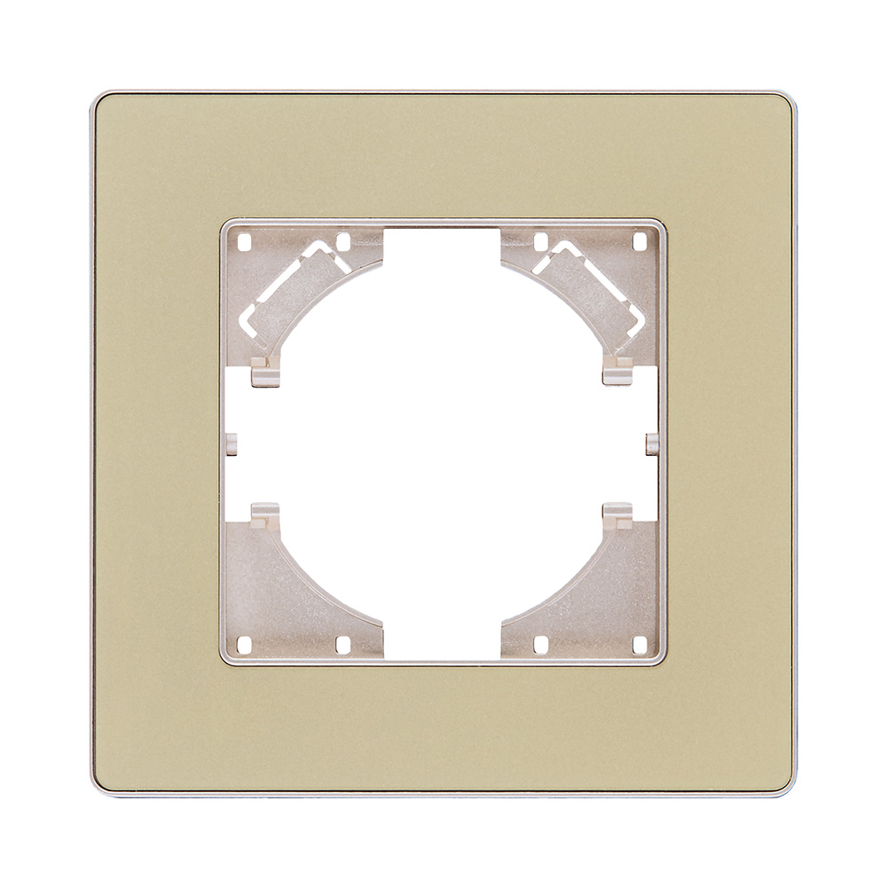 Рамка 1-постовая, золотой Kollinger Eleganz Acryl EA1GD в #REGION_NAME_DECLINE_PP#