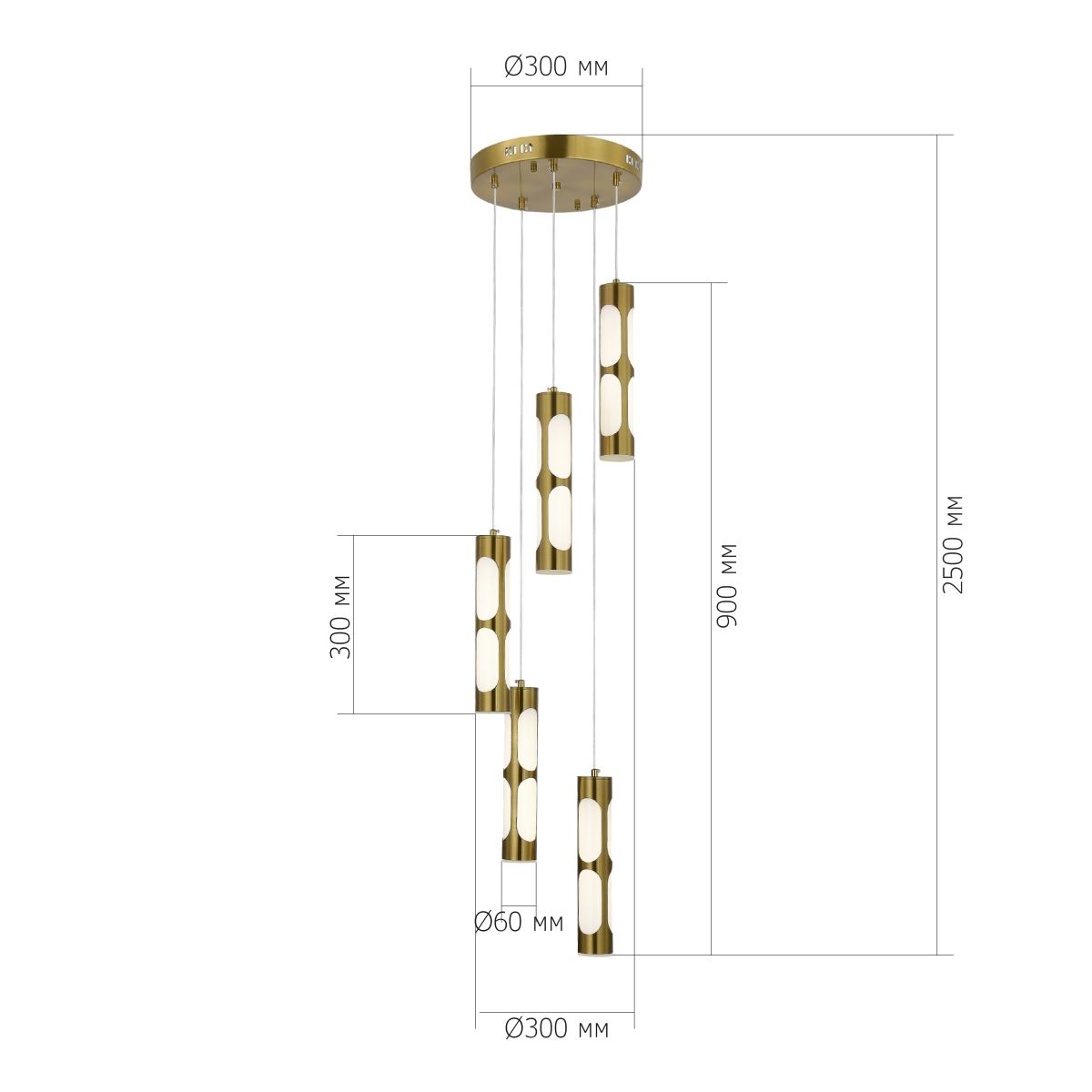 Подвесной светильник ST Luce Dallamos SL6237.303.05 в Санкт-Петербурге