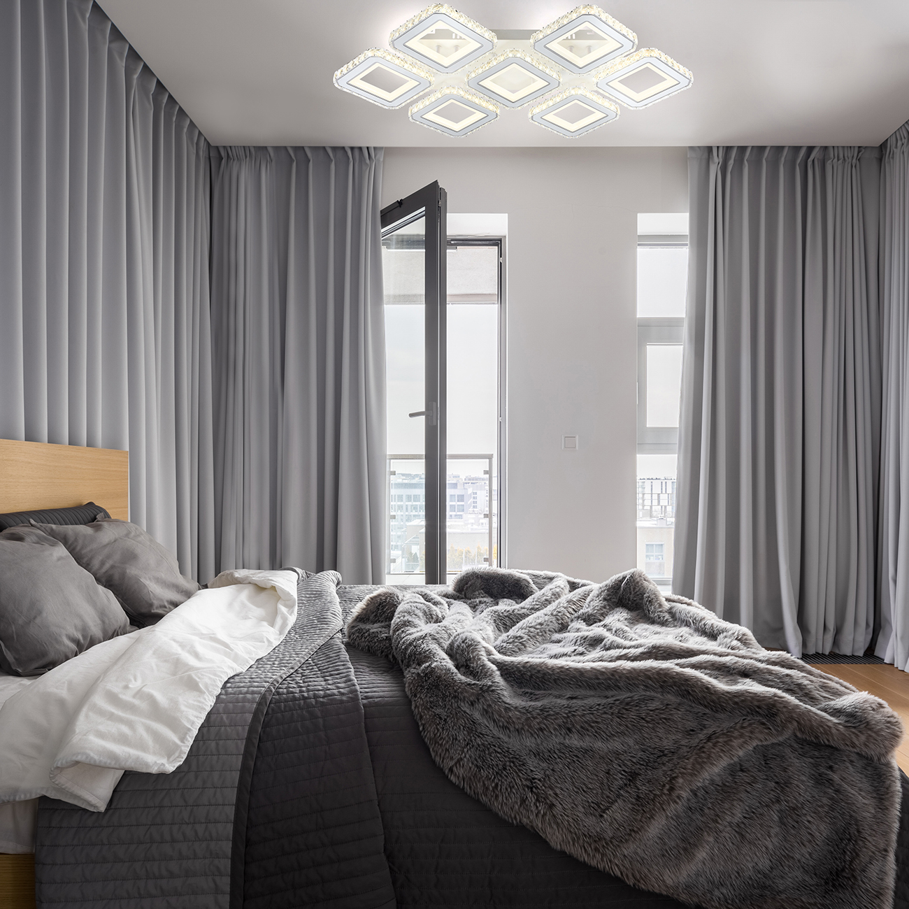 Потолочная люстра Escada Avolon 10261/7LED в #REGION_NAME_DECLINE_PP#