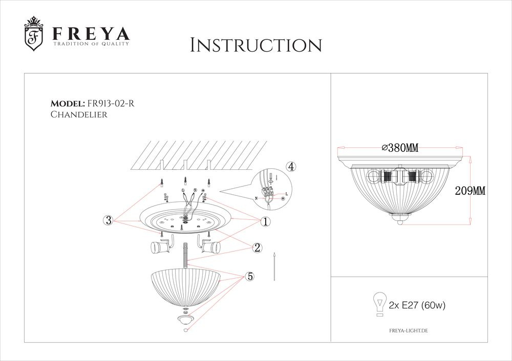 Потолочный светильник Freya Planum FR2913-CL-02-BZ в #REGION_NAME_DECLINE_PP#