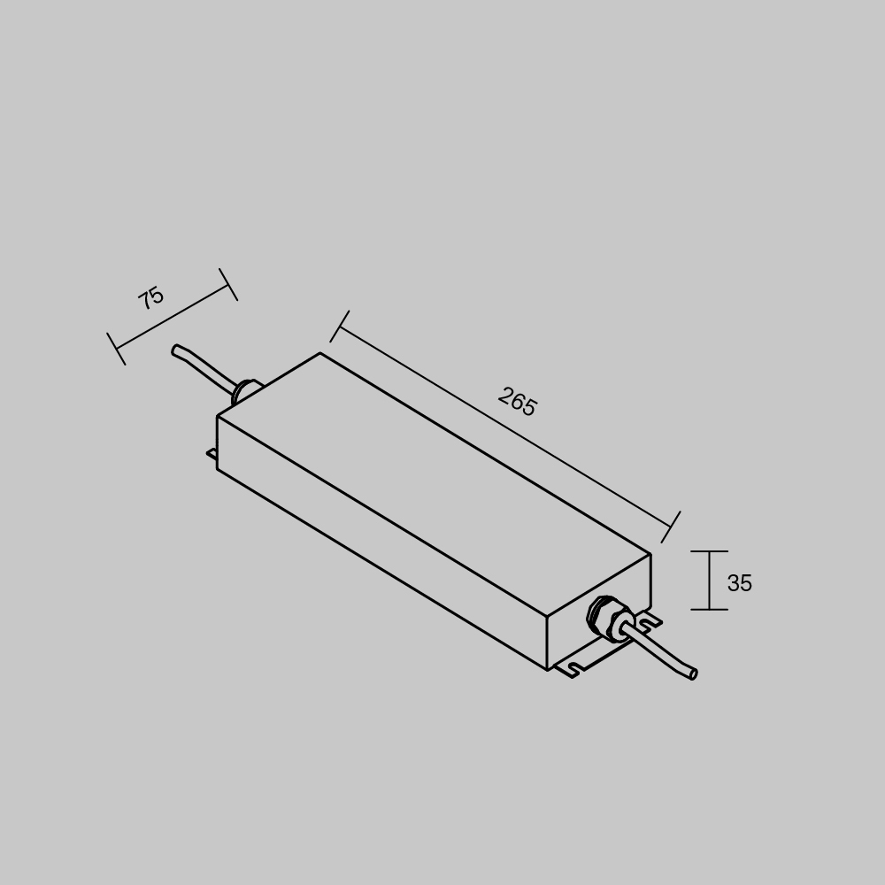 Блок питания Maytoni Led Strip PSL008 12В 250Вт IP67 812006 в #REGION_NAME_DECLINE_PP#