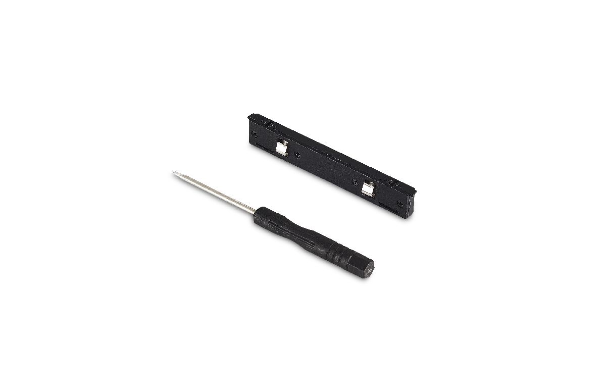 Токопроводящий прямой соединитель Donolux Slim Line Mini Connector 180 DLSM B в Санкт-Петербурге