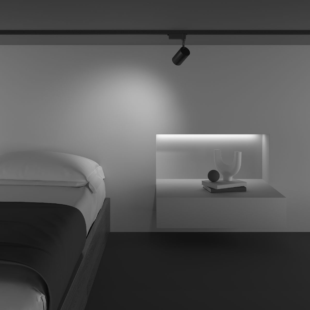 Трековый светильник Maytoni Technical Vuoro TR003-1-6W3K-W-B в Санкт-Петербурге