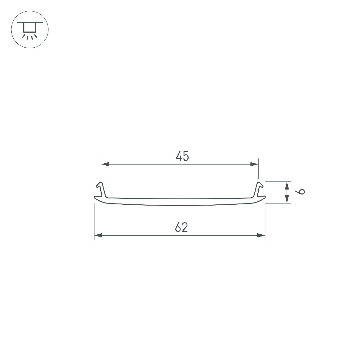 Экран Arlight STRETCH-S-50-CEIL-CENTER-10m (GAMMA50) 040822 в Санкт-Петербурге