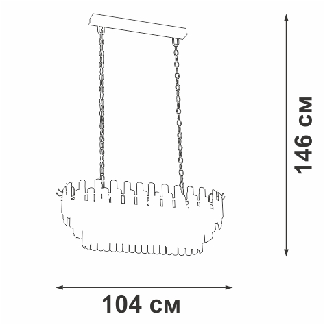 Подвесная люстра Vitaluce V53440-8/19 в Санкт-Петербурге