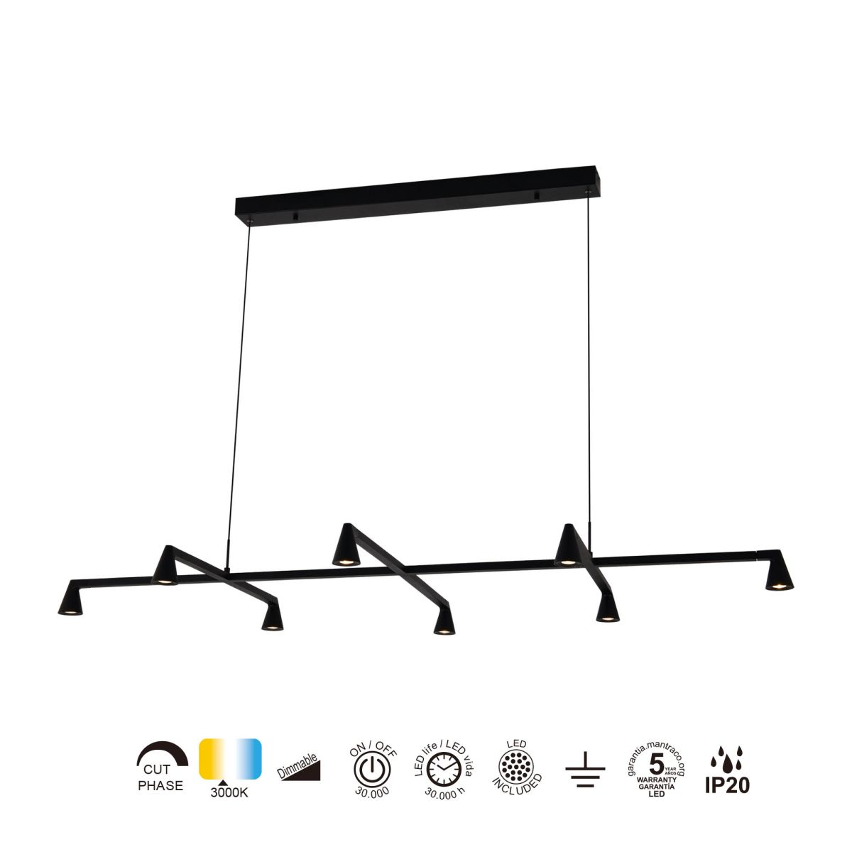 Подвесная люстра Mantra Africa 9408 в Санкт-Петербурге