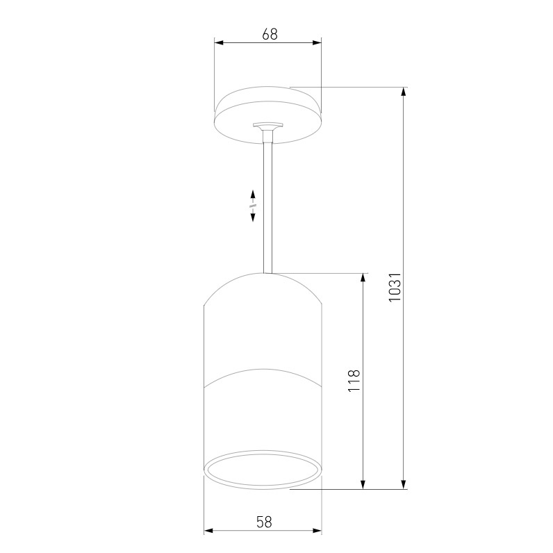 Подвесной светильник Eurosvet Mini Topper 50146/1 хром/черный в Санкт-Петербурге