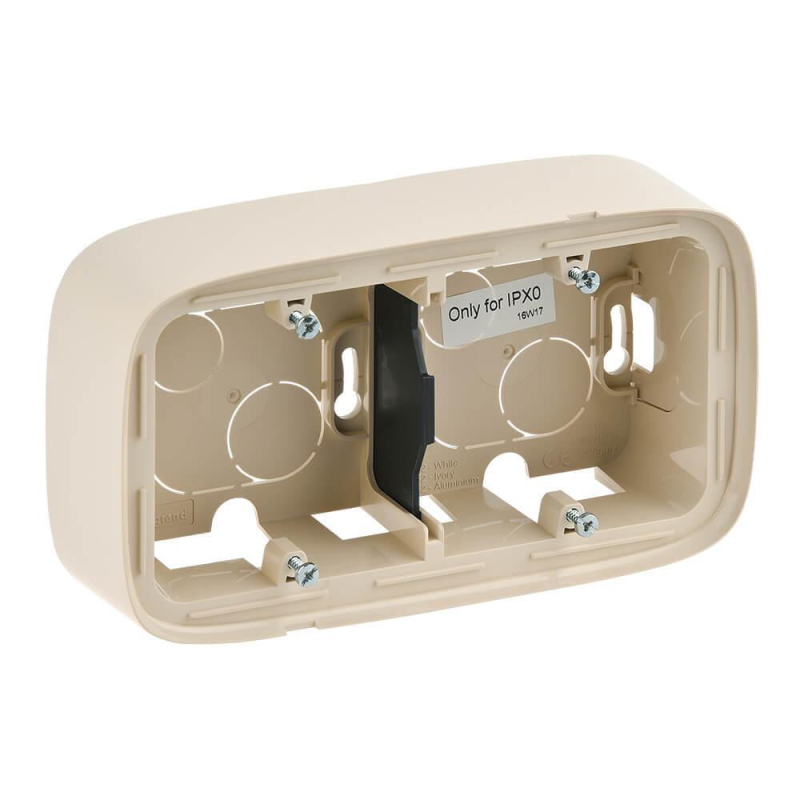 Коробка 2-постовая Legrand Valena Allure для накладного монтажа слоновая кость 755562 в Санкт-Петербурге