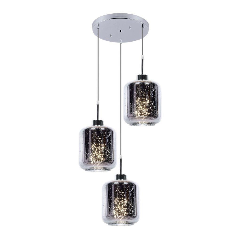 Подвесная люстра Lumina Deco Alacosmo LDP 6811-3 RD CHR в Санкт-Петербурге