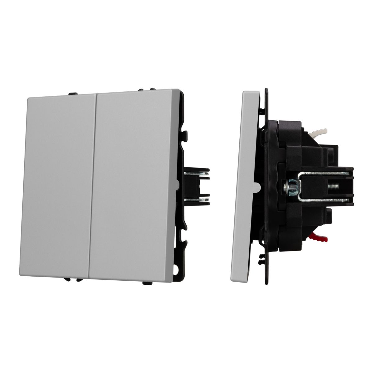 Механизм звонкового выключателя двухклавишный Arlight SWT-NOBE-MKR2-SFPL-IS (230V, 10A) (Никель) 061786 в Санкт-Петербурге