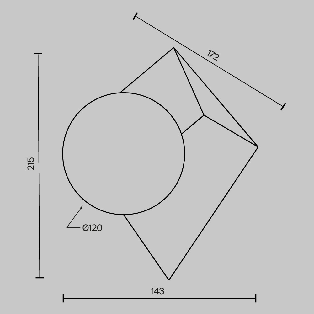 Настенный led светильник Maytoni Cubeo MOD445WL-01B в #REGION_NAME_DECLINE_PP#