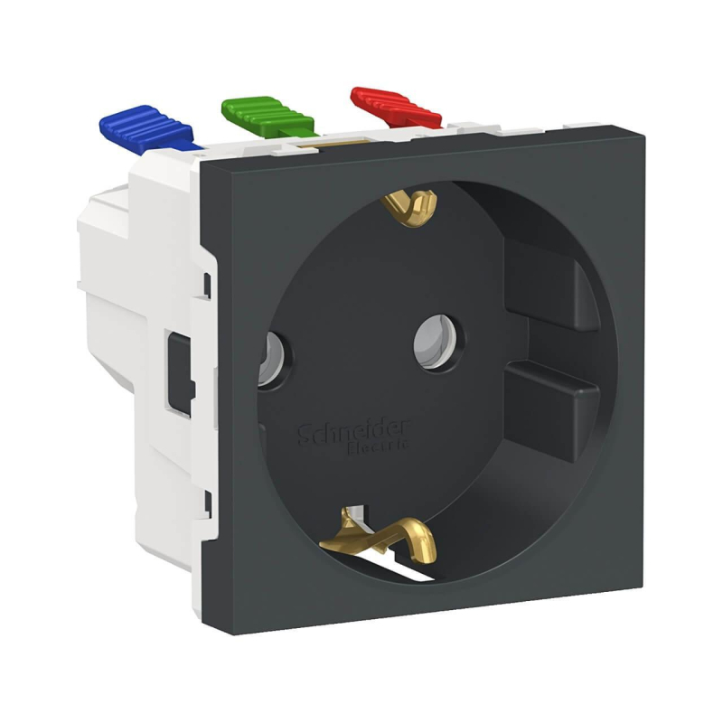 Розетка Schneider Electric Unica New Modular с/з со шторками 16A 250V NU305754 в #REGION_NAME_DECLINE_PP#