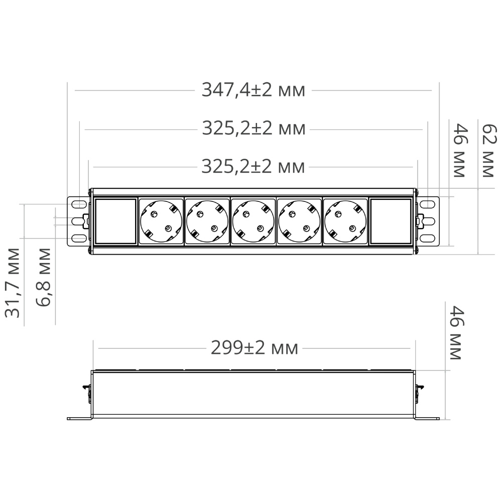 Блок розеток 21 (PDU) Mebax 00-00002738 в Санкт-Петербурге